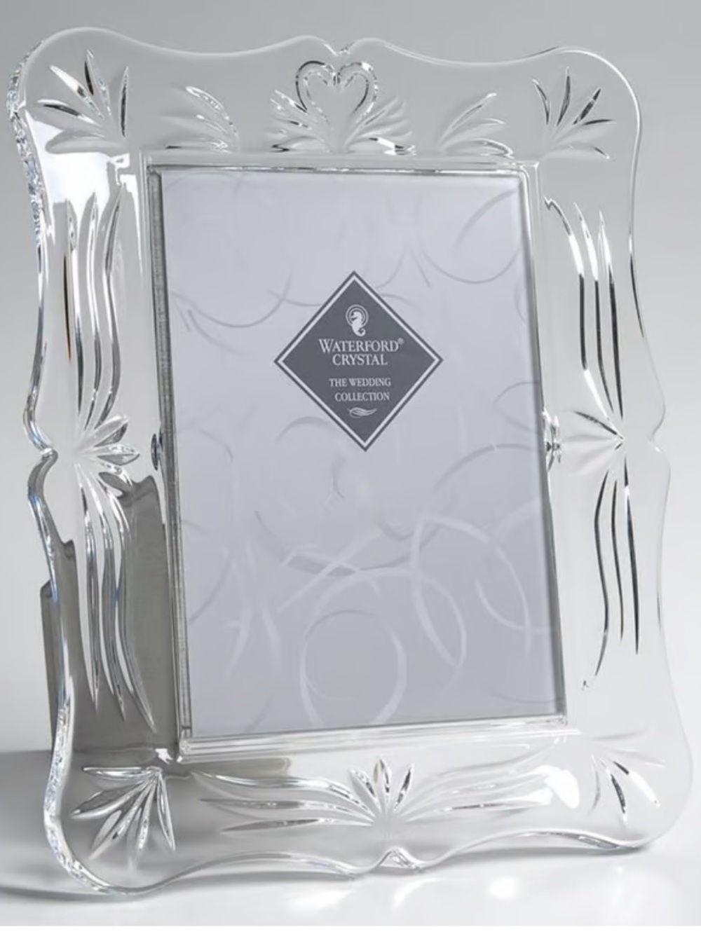 NIB Waterford Portraits The Wedding Collection Crystal Frame 5x7